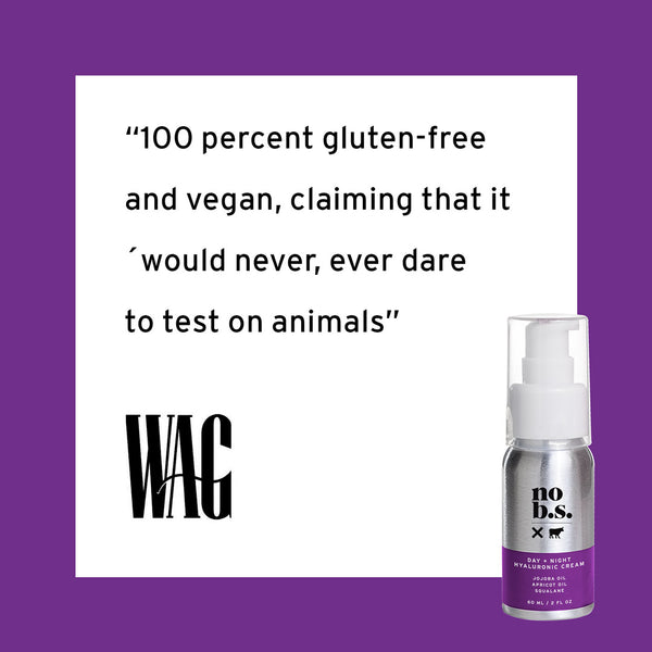 No BS Hyaluronic Day + Night Cream PR Quote