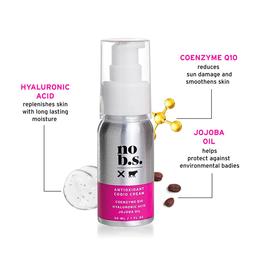 No BS Skincare Antioxidant COQ10 Cream Ingredients  