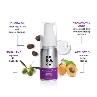 No BS Hyaluronic Day + Night Cream Ingredients 