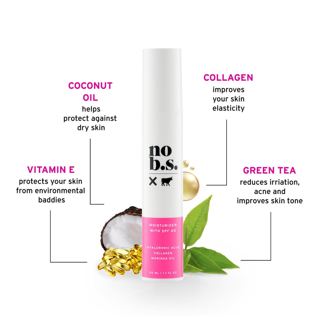 No BS Moisturizer With SPF 20 Ingredients 
