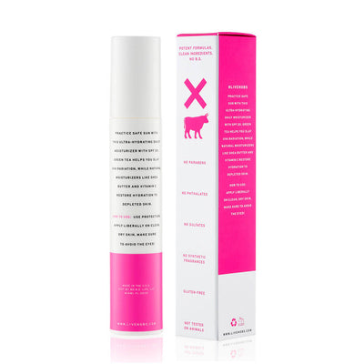 No BS Moisturizer With SPF 20 bottle and box back 