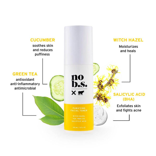 No BS Skincare Purifying Facial Toner Ingredients 