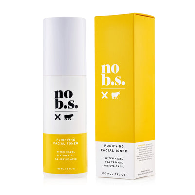 No BS Skincare Purifying Facial Toner bottle and box front